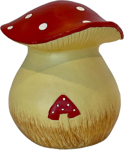 Gift Essentials Toadstool Decorative Garden Statue and Key Hider - Hides a Secret Extra Hidden Key Outside in Garden, Yard or Porch