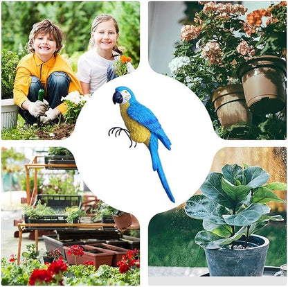 Garden Decor Resin Bird Statues Garden Decorative Sculptures Outdoor Decor Outdoor Decor(F)