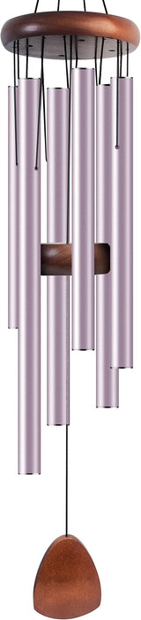 Bursvik Large Aluminium Wind Chimes 37 Inches to Create a Zen Atmosphere Suitable for Outdoor, Garden, Patio Decoration. Classic Wind Chimes with Wind Catcher Suitable as A Gift for Unisex(Purple)