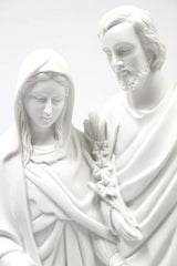 Vittoria Collection 20 Inch Holy Family Joseph Mary Baby Jesus Italian Statue Sculpture Figurine Made in Italy Indoor Outdoor Garden