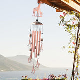 Giraffe Copper Wind chimesoutdoor, Gifts for All Father Husband Stepdad mom Grandma Aunt Daughte Friend dad, Mother Birthday Gift, Women Gardening Gifts,Windchime Outside, Perfect for Patio, Garden