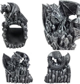 coolboy Gutter Diverter Rain,Dragon Statue Deco Gutter Extension Downspout, Eco-Friendly Resin Gutter Extender Diverter,Splash Block, Perfect Rain Gutter Downspout Extension for 3"x4" Downspouts
