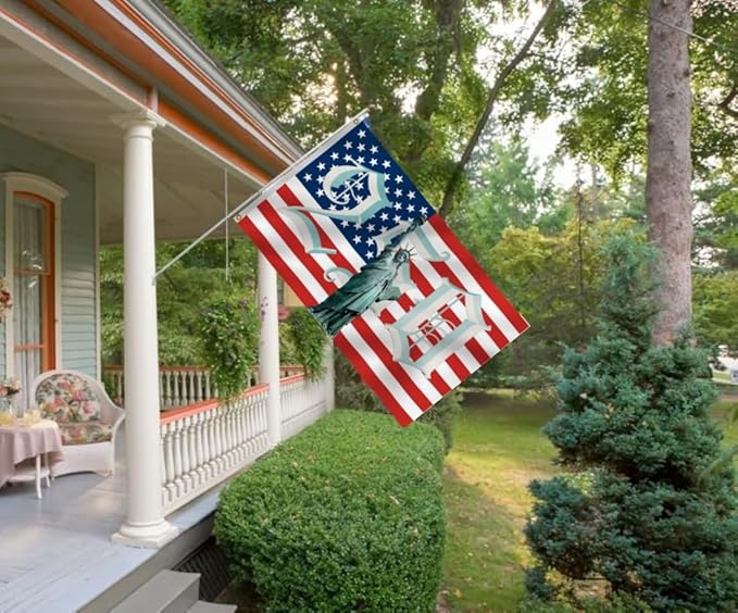 250th Birthday 250 Years 1776 2026 American Flag 4X6Ft, US Statue of Liberty, Double Side Printed Flags, Men Women Banner,Vibrant Colors, Double Stitched with 2 Brass Grommets, Bar Garden Street Decoration, GYM, Office Decor,Indoor Outdoor Use,Gifts. (...