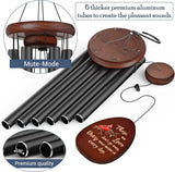Cardinal Standing on Mistletoe Memorial Wind Chimes for Outside,Sympathy Wind Chimes for Loss of Loved One Mother Father,Cardinal Gifts & Sympathy Gift for Bereavement,Condolence,Funeral