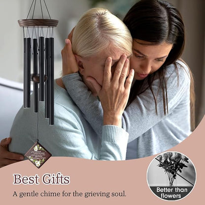 ASTARIN Wind Chimes for Outside, Memorial Wind Chimes Sympathy Wind Chimes for Loss of Loved One Tree of Life Memorial Wind Chime Bereavement Condolence Gifts for Loss of Mother Father Husband