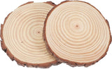 2Pcs Garden Stepping Stones Outdoor Decorative Wooden Log for Walkway Landscaping Patio Lawn