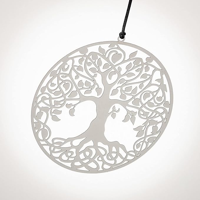 Woodstock Chimes Signature Collection, Woodstock Habitats Chime, 21'', Silver Wind Chimes for Outdoor, Patio, Home or Garden Decor (HCMT)