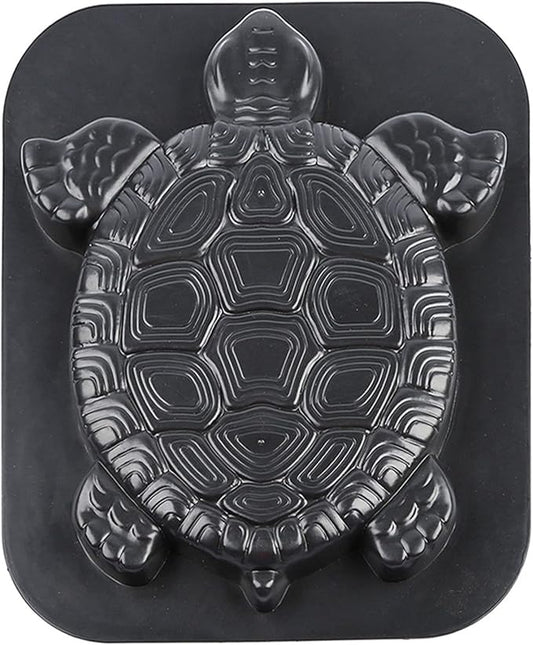 Turtle Stepping Stone Mold, Tortoise Shape Concrete Cement Mould Walk Maker, DIY Stepping Stone, Decorative Flower Garden Lawn Decor Tortoise Concrete Mould 15.75 "x 13.39" x 1.5 "