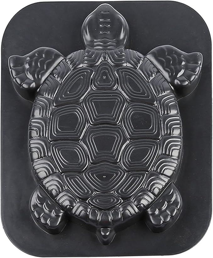 Turtle Concrete Stepping Stone Mold, Cement Step Mold, Concrete Stepping Stone Molds Reusable, Turtle Molds for Garden Rock Walkway