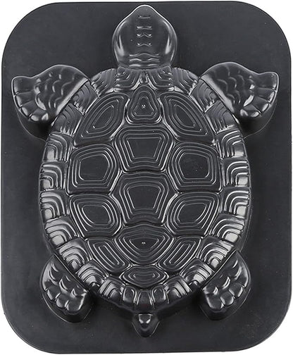 Turtle Stepping Stone Mold, Tortoise Shape Concrete Cement Mould Walk Maker, DIY Stepping Stone, Decorative Flower Garden Lawn Decor Tortoise Concrete Mould 15.75 "x 13.39" x 1.5 "