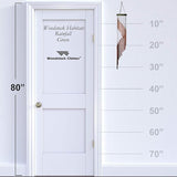 Woodstock Chimes Signature Collection, Woodstock Habitats Rainfall, Medium (31'') Green, Decor Designs Wind Chimes for Outdoor, Patio, Home or Garden Décor (HCRG)