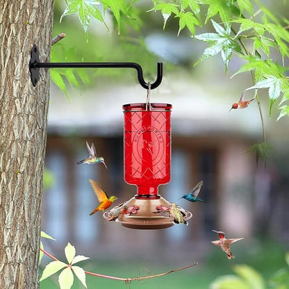 10 Inch 4 Pack Plant Hangers Outdoor or Indoor Plant Hooks Hanging Plant Bracket for Home Decor Bird Feeders