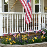 hogardeck 4th of July Decorations Outdoor, 10 PCS Metal Patriot Star Firework Decorative Garden Stakes for Fourth of July Decorations, Patriotic Yard Signs for Garden Memorial Day Decorations