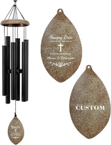ASTARIN Personalized Name 35" Memorial Wind Chimes, Metal Sympathy Gifts for Loss of Mother Father Loved One, Bereavement Wind Chime in Memory Gift, Decor Outdoor Garden Patio, Produced in USA