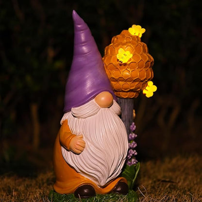 Zayton Garden Outdoor Statues Gnomes Statues Yard Resin Decoration Gift Handmade Housewarming Gift for Patio Yard Lawn Waterproof Cracking
