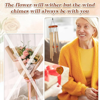 Nonna Gifts, Gifts for Nonna, Nonna Birthday Gift for Grandma from Grandkids, Nonna Wind Chimes for Birthday Thanksgiving Christmas Mothers Day, Best Nonna Present Gift Ideas - We Love You