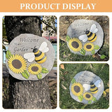 Yardwe 1pc Garden Stepping Resin Outdoor Decor for Pathways and Lawns Eye- Garden Ornament for Unique Landscape Aesthetics Easy to Install