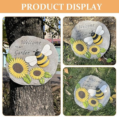 Yardwe 1pc Garden Stepping Resin Outdoor Decor for Pathways and Lawns Eye- Garden Ornament for Unique Landscape Aesthetics Easy to Install