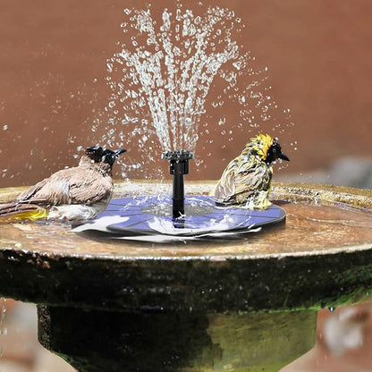 AISITIN Solar Fountain with 3.5 W Solar Panel, Solar Fountain for Bird Bath 1500 mAh Battery - 6 Effects for Pool, Fish Pond, Bird Bath, Garden