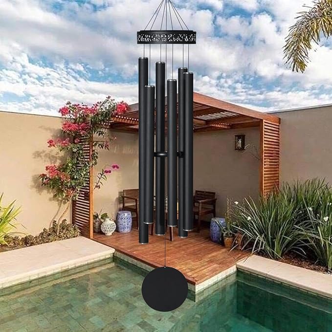 Extra Large Wind Chimes for Outside Deep Tone, Sympathy Memorial Gifts for Loss of Loved one,48" Church Wind Chime Outdoor Clearance,Hanging Decor for Garden,Yard,Patio and Lawn