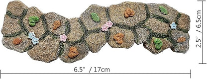 Fairy Garden Walkway Path, Fairy Garden Pathway, Fairy Garden Accessories, Stone Path, Dollhouse Road Way, Micro Miniature Path Road for Fairy Garden, Enchanted Garden Path