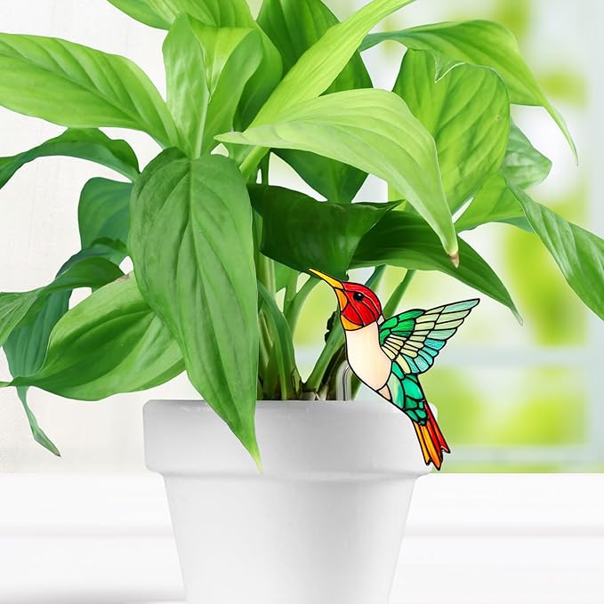 Hummingbird Gifts for Women Mom Grandma, Hanging Planter for Indoor Outdoor Garden, Bird Lover Plant Decor, Mothers Day Birthday Gifts from Daughter Son16