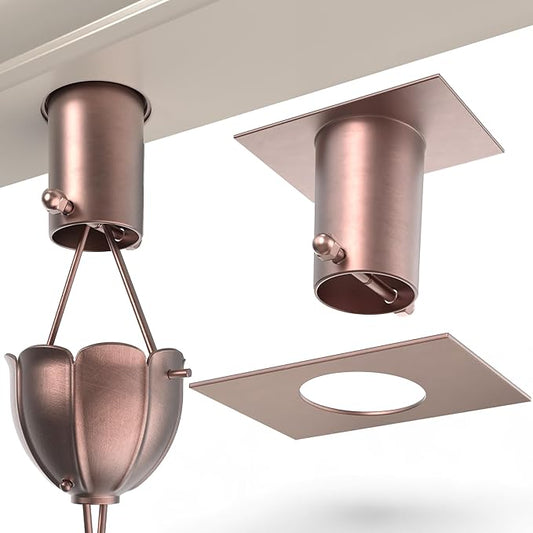 Rain Chains Direct - Rain Chain Gutter Adapter/Installer in Pure Copper