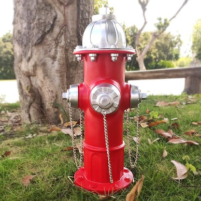 Dog Pee Post - Fake Fire Hydrant Outdoor Play Equipment, Puppy Training Post - 14.5 inch