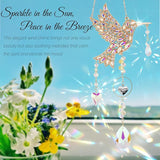 Hummingbird Gifts for Mom, Mom Gifts for Mothers Day Birthday from Daughter, Sun Catchers Indoor Window Outdoor Garden, Spring Home Decor Hummingbird Gift for Women Mother Grandma Bird Lovers