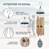 ASTARIN Personalized Happy Retirement Gift, Custom Name Retirement Wind Chimes for Women Men, 35" Large Deep Tone Wind Chime Retire Gifts for Co-Workers Boss Friends Parents(Produced in USA)