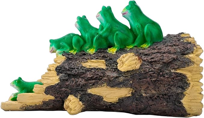 Elenon Cute Frog Decorative Gutter Downspout Extension Statue, Gutter Guardian Rain Downspout Splash Block Outdoor, Garden Rain Downspout Extender for 3" × 4" Downspouts Decor
