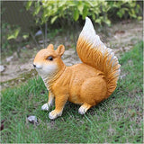 Garden Decor Statues Tree Accessories Patio Yard Hand-Painted Outdoor Sculptures Hand Holding Realistic Animals Figure Statue,D 16x9x17cm(6x4x7inch)