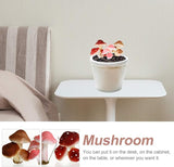 SEWACC Simulation Mushroom Garden Ornament, 6pcs Random Color Foam Artificial Emulation Mushroom Adornment Decorative Outdoor Statues Landscape Froth Mushroom for Home Gardon (Random Color)