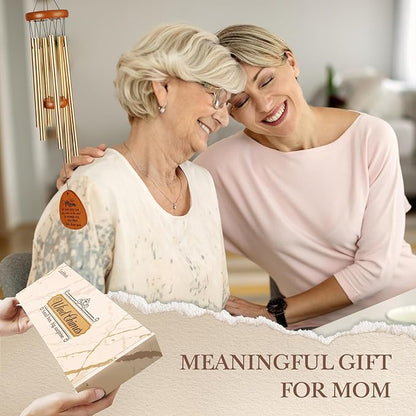 Leebbsin Gifts for Mom, Moms Wind Chimes, Mother's Day Best Gift for Mom, Mother Birthday Gift from Daughter Son, Love Reminder Gifts for Mother's Day Christmas