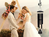 Personalized Hummingbird Outdoor Wind Chime,Memorial Gift for Mom/Grandma,Custom Anniversary Wind Chime Gifts for Him For Her,wind chimes for outside 37''Tall，Perfect Decoration for Patio, Garden