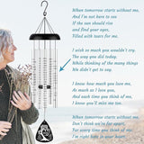 Fabuday Memorial Gifts Wind Chimes - Sympathy Gift for Loss of Mom, Windchimes in Memory of a Loved One for Bereavement Condolence Grief Funeral Condolences Remembrance Grieving, Cardinal Family Tree