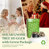 Solar Garden Statue Rabbit Outdoor Decor, Bunny Figurines with Solar Lantern, Yard Decorations for Patio Balcony Yard Lawn Ornaments - Unique Birthday Easter Housewarming Gifts for Women, Mom, Grandma