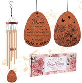 Mom Gifts Wind Chimes - Gifts for Mom from Daughter Son, Birthday Christmas Thanksgiving Mothers Day Love Reminder Present Idea, Wind Chimes for Outside Garden Decor