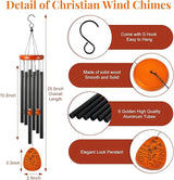 Christian Gifts - Inspirational Religious Gifts for Women, Spiritual Birthday Gift for Women, Christian Bible Verse Wind Chimes