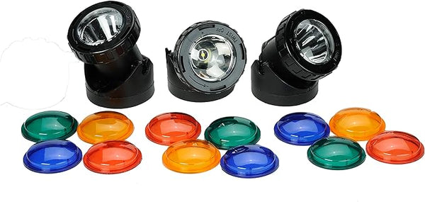 TotalPond Pond and Landscape LED Lights, 3-Piece Set, Height : 5.91 Width : 8.7 Depth : 8.7