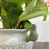 Turtle Figurines Plant Pot Hang Decor Resin Tortoise Sculpture Garden Balcony Yard Decoration