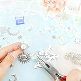 DIY Suncatcher Making Kits, 200 pcs Gold Crystal Sun Catchers Crafts with Hooks Chains Pendants Rainbow Maker for Window Hanging Prism Indoor Outdoor Garden Party Decor