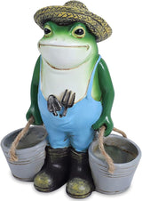 SisBroo Frog Garden Decor, Frogs Garden Statue for Yard, Garden, Indoor Outdoor Decoration and Housewarming Gift