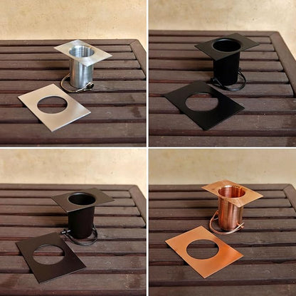 Nutshell Stores XL Scallop Cups Rain Chain - Copper - 8 Feet