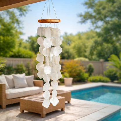Solange & Frances Garden Decor, Hanging Patio Decor, Wind Chimes for Outside,Patio and Garden Gifts for Women Who Have Everything for Mom