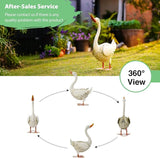 Goodeco Goose Statue for Garden Decor - Perfect for Home Yard Porch Decorations - Great Gifts for Women Mom and Gardening Gifts (White)