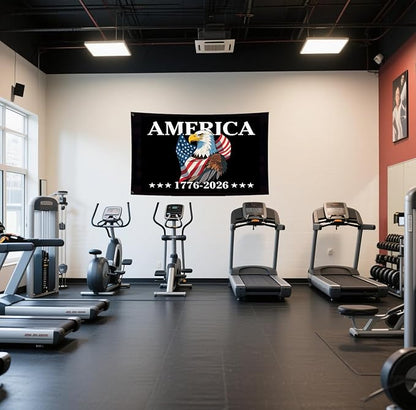 250 Years Of Freedom Black Flags 2X3Ft, 1776-2006, 250th Birthday Flag, Double Side Printed, Men Women Banner,Vibrant Colors, Double Stitched with 2 Brass Grommets, Bar Garden Street Decoration, GYM, Office Decor,Indoor Outdoor Use,Gifts. (2X3FT)
