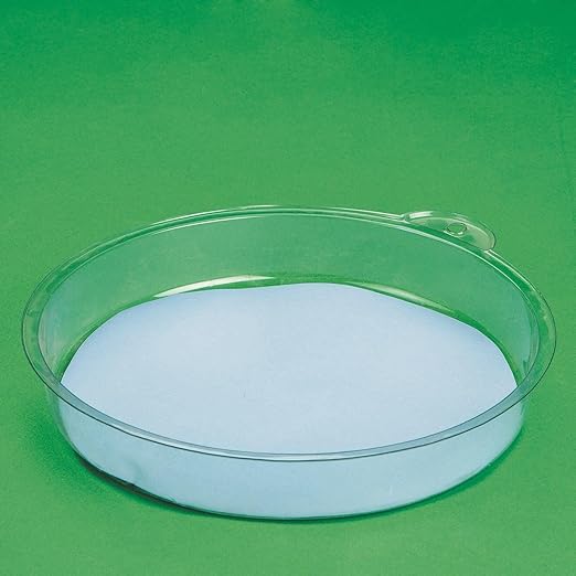 S&S Worldwide Stepping Stone Mold, Reusable Plastic, Perfect for Creating Stepping Stones & Garden Markers, Embellish with Mosaics and Tiles (Sold Separately), 8" diam., Pack of 12