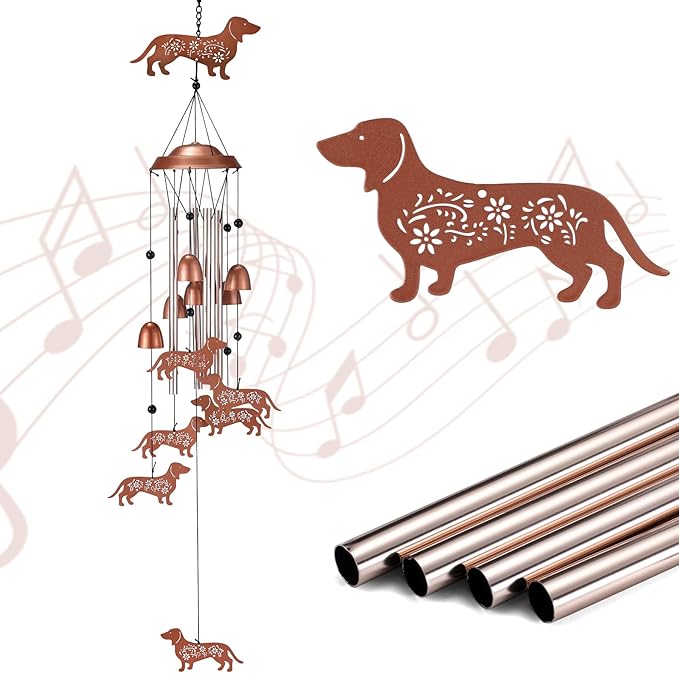 Wind Chimes for Outside, Metal Memorial Gifts for Women Mom, Unique Garden Decor, Sympathy Windchimes