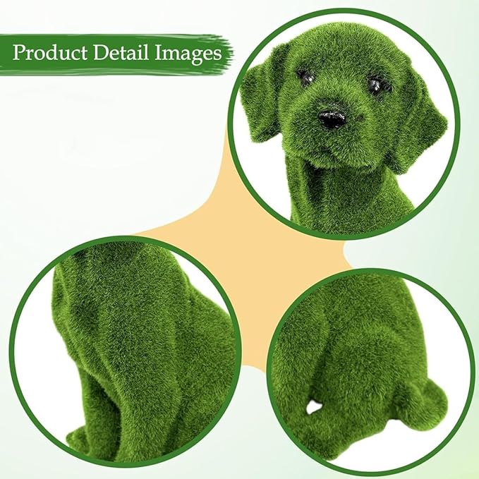 Outdoor Garden Statue Decoration, Resin Material, Handmade, Suitable for Villa Courtyards Gardens and Lawns(A,27 * 27 * 40cm)